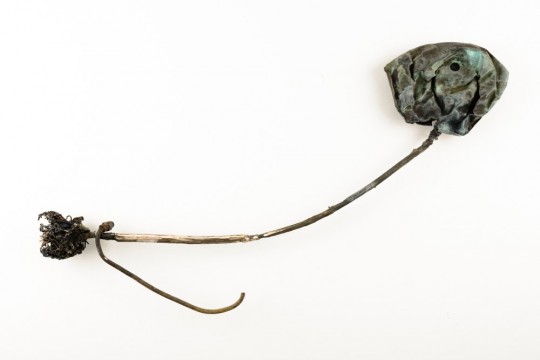 This is a list of cargo as described by Palek - Function Unknown (IV)<br />2014 Bronze 39cm (H) x 35cm (W) x 3cm (D)<br />Photographer Rowan Conroy